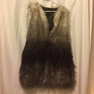 Steve Madden Faux Fur Mongolian Sheep Vest
